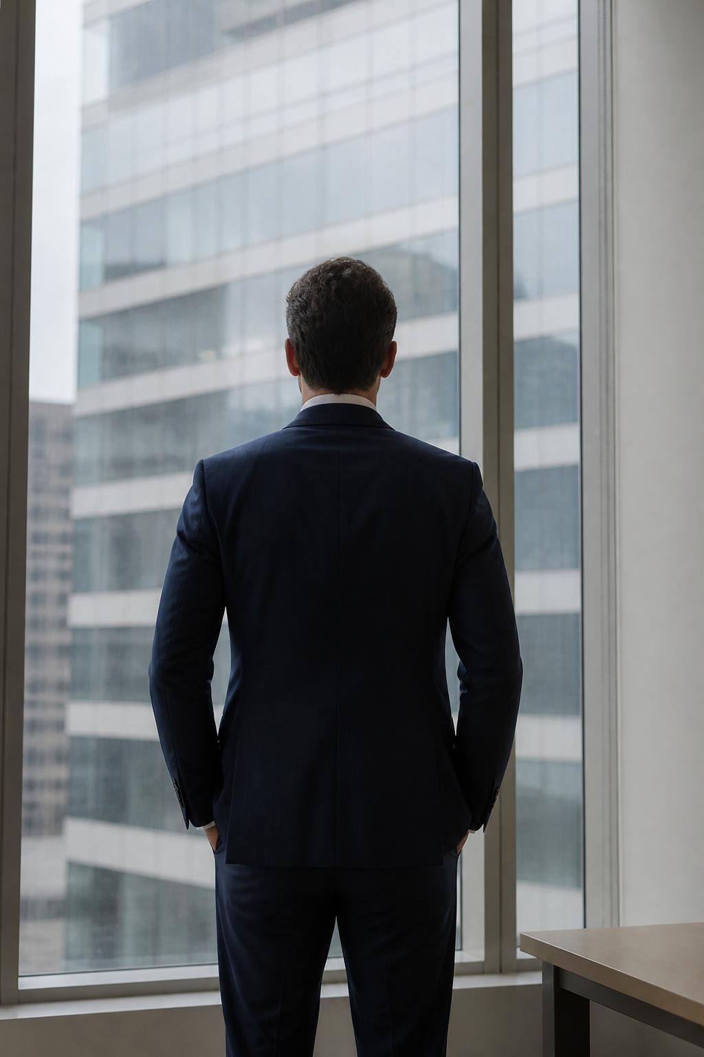 Senior IP counsel, viewed from behind